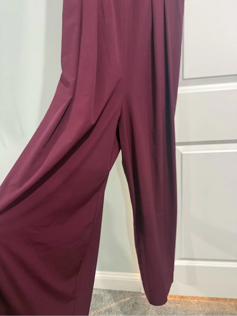 Women's Maroon Spaghetti-Strap Jumper